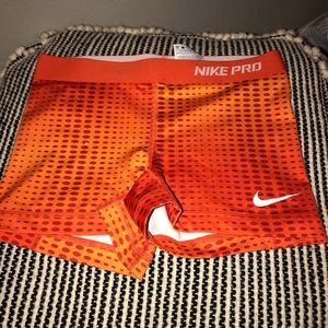 Orange Nike Pros